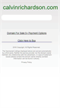 Mobile Screenshot of calvinrichardson.com